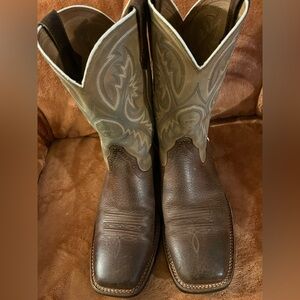 Ariat Men's Brown Western Steel Toe Boots